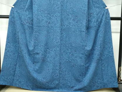 平和屋着物●極上　洗える最高級着物　＜英＞はなぶさ謹製　小紋　型染め　草花文　逸品　CZAA4891s6