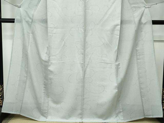 平和屋着物＊極上 夏物 洗える最高級着物 ＜英＞はなぶさ謹製 小紋 縦絽 唐草文 逸品 CZAA4898s6
