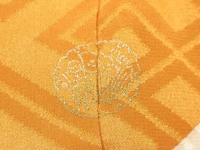 平和屋着物●極上　アンティーク　大正ロマン　小振袖　駒刺繍　花車文　暈し染め　金銀彩　逸品　CZAA4906s6