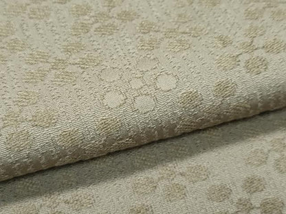 平和屋着物●極上　色無地　利休茶色　梅鉢地紋　逸品　未使用　CZAA4912s6