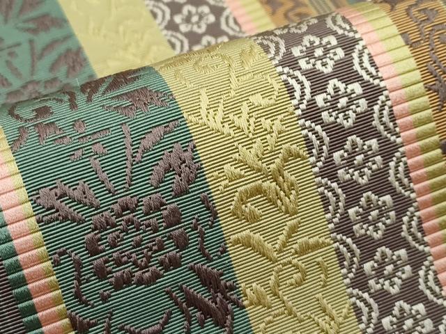 平和屋着物●極上 本場筑前博多織 草木染 手織工房 染匠：小森久 徳田義成 八寸名古屋帯 如水間道 たとう紙・証紙付 逸品 未使用CZAA4928s6