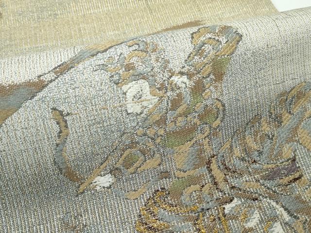 平和屋着物●極上　六通柄袋帯　唐織　狩猟文　金銀糸　逸品　CZAA4931s6