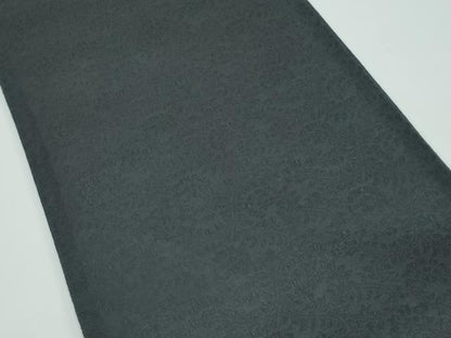 平和屋着物●極上　世界的友禅作家　千地泰弘　スリーシーズン　春夏秋　両面　六通柄袋帯　鳳凰唐草文　黒地　金銀糸　逸品　CZAA4941s6