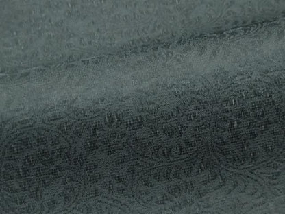 平和屋着物●極上　世界的友禅作家　千地泰弘　スリーシーズン　春夏秋　両面　六通柄袋帯　鳳凰唐草文　黒地　金銀糸　逸品　CZAA4941s6