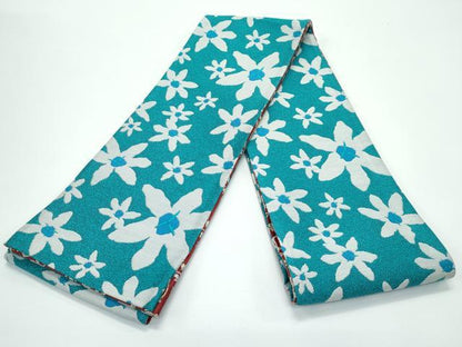 平和屋着物●極上　両面　半幅帯　舞花文　逸品　未使用　CZAA4943s6