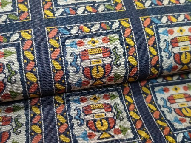 平和屋着物●極上 つけ帯 コプト花盃文 逸品 CZAA4944s6