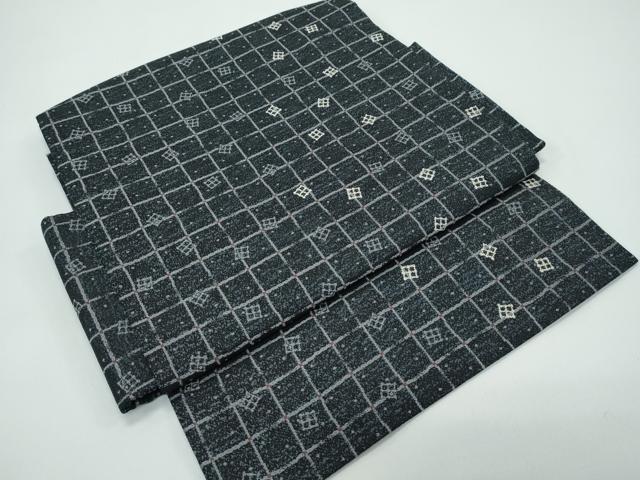 平和屋着物●極上 つけ帯 格子柄 鈴乃屋扱い 逸品 CZAA4946s6