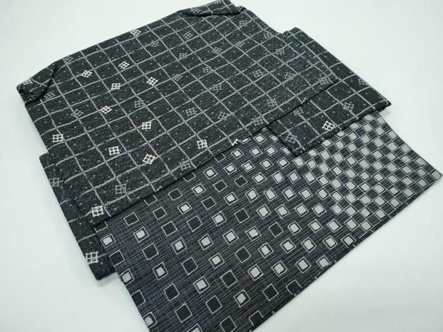 平和屋着物●極上 つけ帯 格子柄 鈴乃屋扱い 逸品 CZAA4946s6