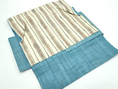 平和屋着物＊極上　夏物　つけ帯　間道　麻　逸品　未使用　CZAA4949s6