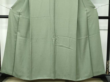 平和屋着物●極上　色無地　柳茶色　逸品　CZAA4966s6