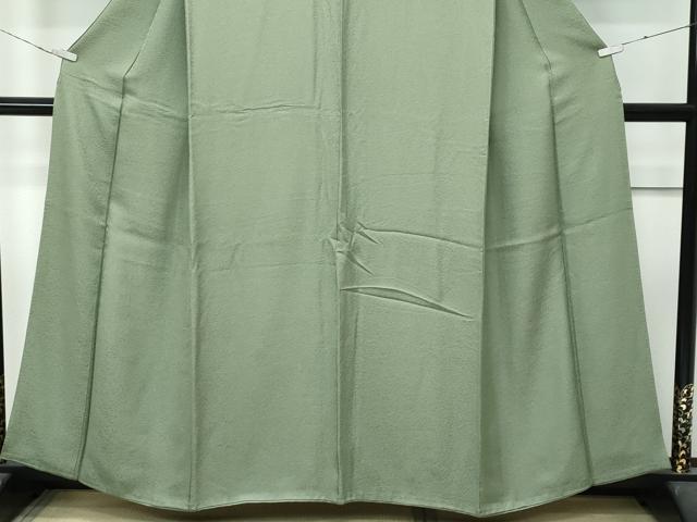 平和屋着物●極上　色無地　柳茶色　逸品　CZAA4966s6