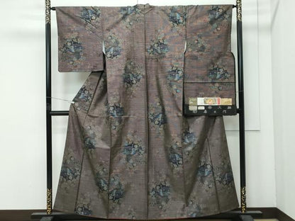 平和屋着物●極上　都喜ヱ門　本場大島紬　９マルキ　西欧の夢　藤絹織物謹製　証紙付き　逸品　CZAA4971s6