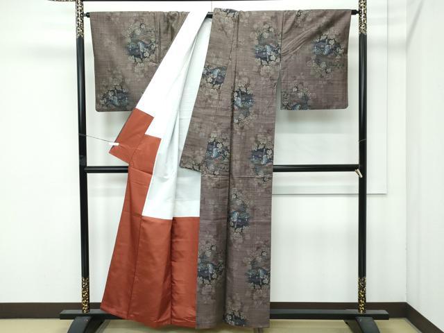 平和屋着物●極上　都喜ヱ門　本場大島紬　９マルキ　西欧の夢　藤絹織物謹製　証紙付き　逸品　CZAA4971s6