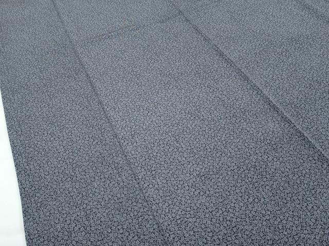 平和屋着物●極上　重要無形文化財　人間国宝　中村勇二郎　江戸小紋　心技　紫黒色地　鈴乃屋扱い　逸品　CZAA4975s6