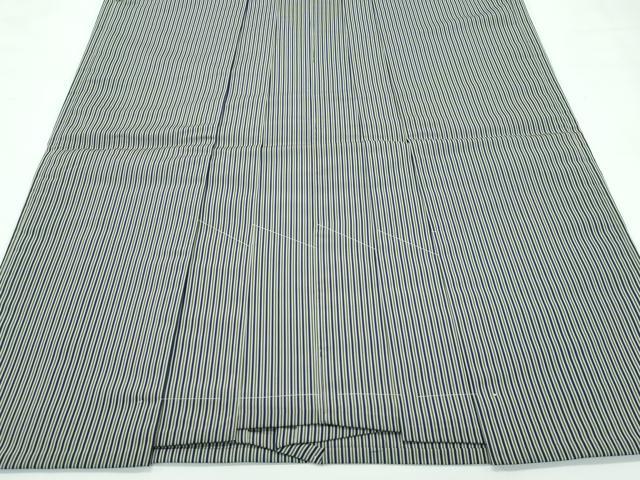 平和屋着物●極上　男性　馬乗り袴　縞　逸品　未使用　CZAA4987s6