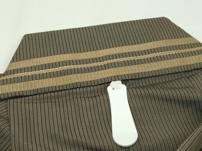 平和屋着物●極上　男性　馬乗り袴　縞　逸品　未使用　CZAA4988s6