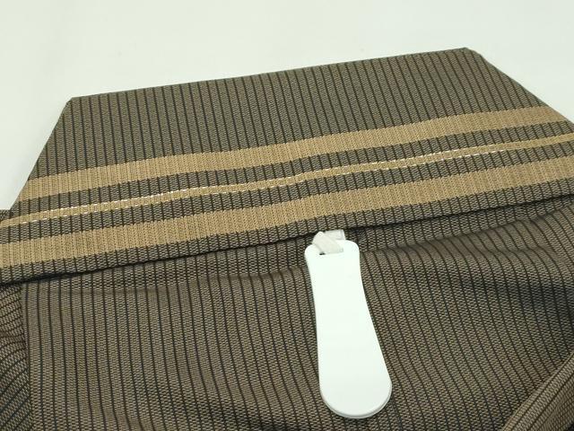 平和屋着物●極上　男性　馬乗り袴　縞　逸品　未使用　CZAA4988s6