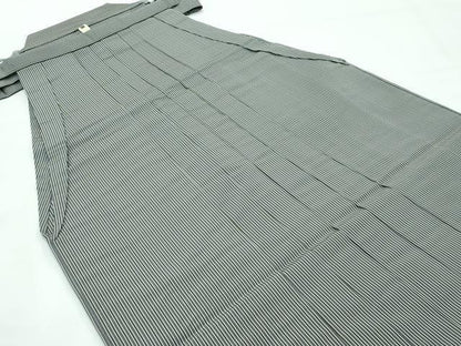 平和屋着物●極上　男性　馬乗り袴　縞　逸品　未使用　CZAA4990s6