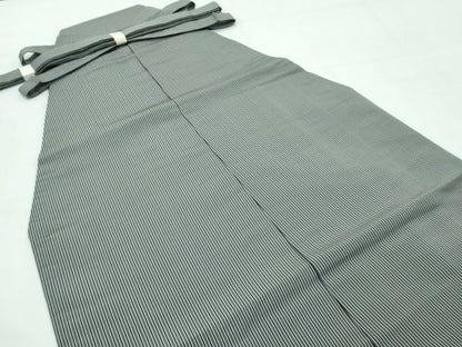 平和屋着物●極上　男性　馬乗り袴　縞　逸品　未使用　CZAA4990s6