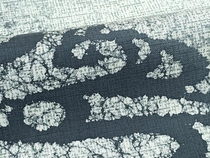 平和屋着物●極上　訪問着　紬地　流水文　逸品　CZAA4998s6