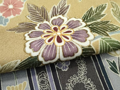 平和屋本店●極上　訪問着　駒刺繍　切嵌吉祥花文　金彩　逸品　CZAA5797s6