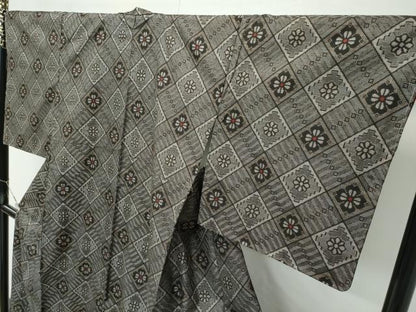 平和屋着物●希少　本場大島紬　龍郷絣　逸品　未使用　CZAA5003s6