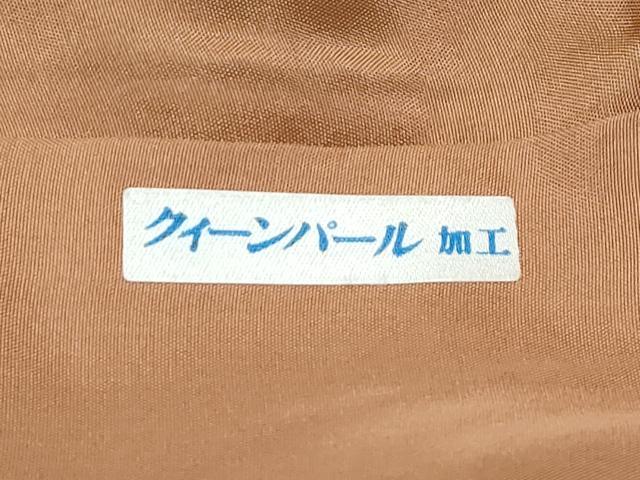 平和屋本店●極上 訪問着 総刺繍 中国三大刺繍 スワトウ相良刺繍 更紗人物花文 金彩 鬼しぼ縮緬 黒緑色地 逸品 未使用 CZAA5018s6