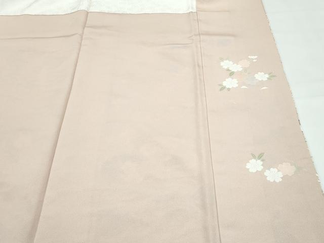 平和屋本店●極上 訪問着 総刺繍 中国三大刺繍 相良刺繍 花松文 金糸 香色地 逸品 CZAA5019s6