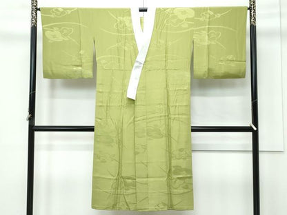 平和屋本店●極上　前田仁仙　仁仙更紗　小紋・長襦袢セット　鳳凰草花文　健勝苑扱い　逸品　CZAA5023s6
