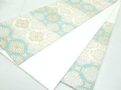 平和屋着物●極上　六通柄袋帯　横段花文　金銀糸　逸品　CZAA5111s6