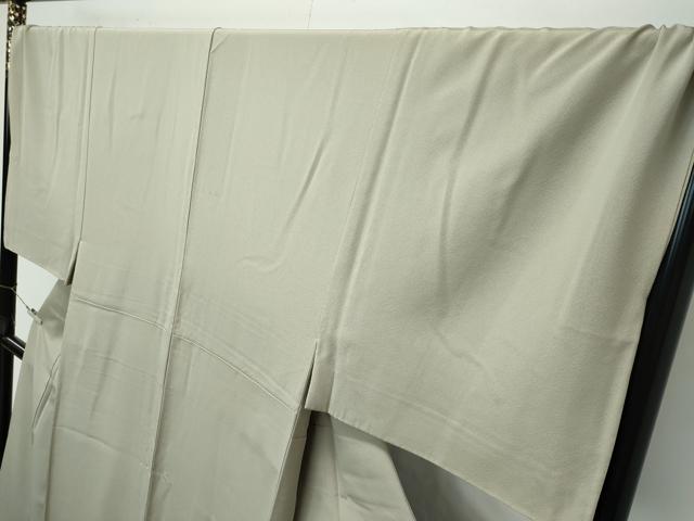 平和屋本店●極上　男性　江戸小紋　キングサイズ　万筋　油色×桑茶色　逸品　CZAA5799s6