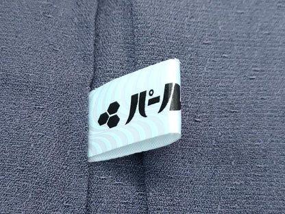 平和屋着物∞極上　男性　長羽織　キングサイズ　紬地　色無地　消鼠色　逸品　CZAA5071s6