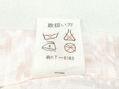 平和屋着物[]極上　女の子　祝着　産着　初着　のしめ　長襦袢セット　お宮詣り　檜扇花鳥文　逸品　CZAA5033s6