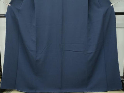 平和屋着物●極上　色無地　藍鉄色　逸品　未使用　CZAA5038s6