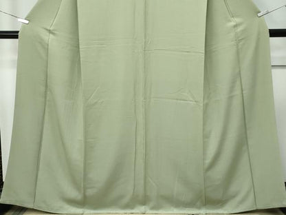 平和屋着物●極上　色無地　柳茶色　逸品　CZAA5041s6
