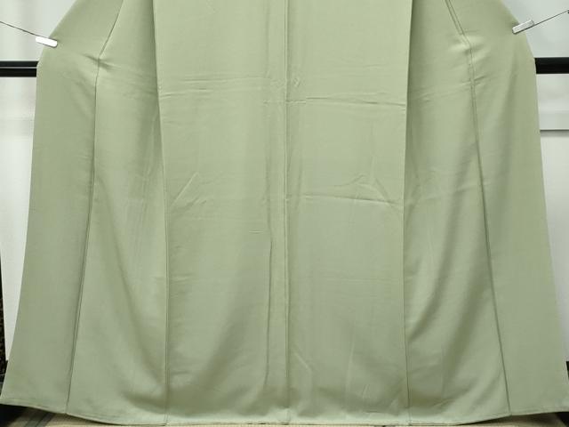 平和屋着物●極上　色無地　柳茶色　逸品　CZAA5041s6