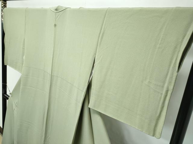 平和屋着物●極上　色無地　柳茶色　逸品　CZAA5041s6