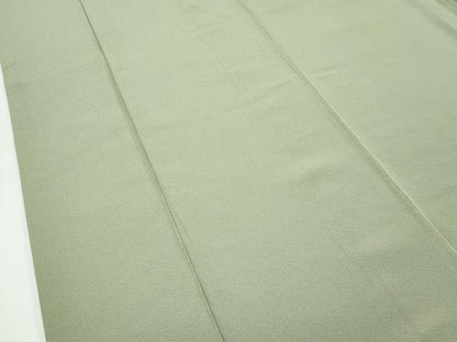 平和屋着物●極上　色無地　柳茶色　逸品　CZAA5041s6