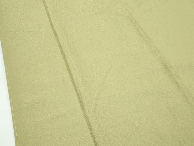 平和屋着物●極上　色無地　根岸色　氷割地紋　逸品　未使用　CZAA5043s6