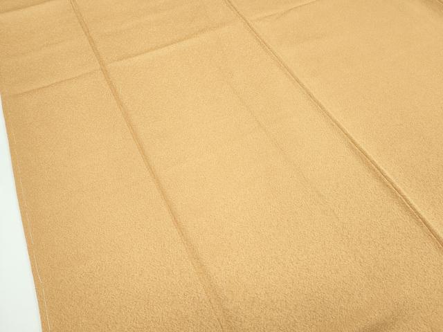 平和屋着物●極上　色無地　アンバー色　逸品　未使用　CZAA5044s6