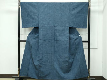 平和屋着物●極上　男性　紬　アンサンブル　霞文　逸品　CZAA5048s6