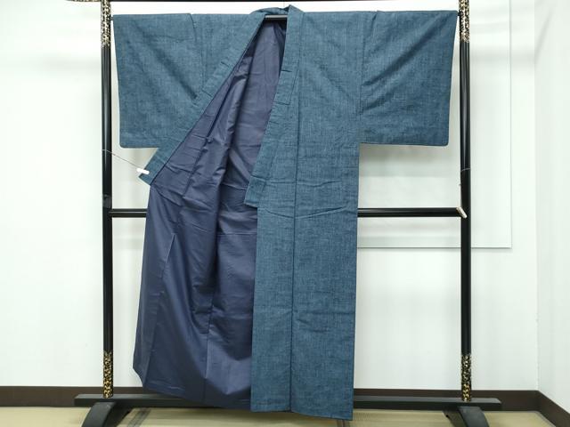 平和屋着物●極上　男性　紬　アンサンブル　霞文　逸品　CZAA5048s6
