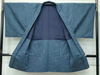 平和屋着物●極上　男性　紬　アンサンブル　霞文　逸品　CZAA5048s6
