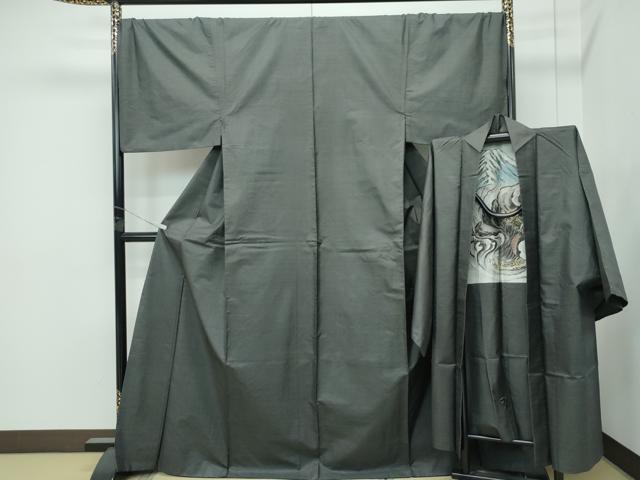 平和屋本店●極上 男性 本場大島紬 アンサンブル キングサイズ 120亀甲 総詰め 逸品 CZAA5050s6