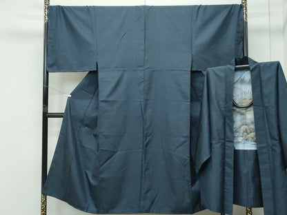 平和屋着物●極上　男性　本場大島紬　アンサンブル　100亀甲　総詰め　逸品　未使用　CZAA5052s6