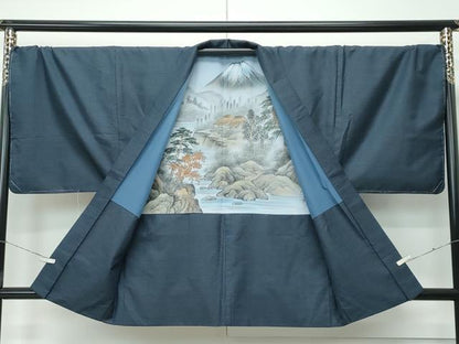 平和屋着物●極上　男性　本場大島紬　アンサンブル　100亀甲　総詰め　逸品　未使用　CZAA5052s6