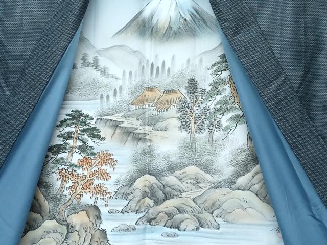 平和屋着物●極上　男性　本場大島紬　アンサンブル　100亀甲　総詰め　逸品　未使用　CZAA5052s6