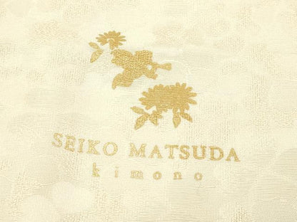 平和屋本店●極上 松田聖子 SEIKOMATSUDA 振袖 仮絵羽 刺繍 草花文 暈し染め 金彩 逸品 未使用 CZAA5055s6