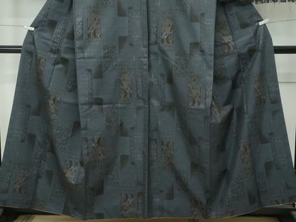 平和屋着物●極上　本場大島紬　９マルキ　エジプト壁画文様　紬のしまづ　島津織物特製　証紙付き　逸品　CZAA5060s6