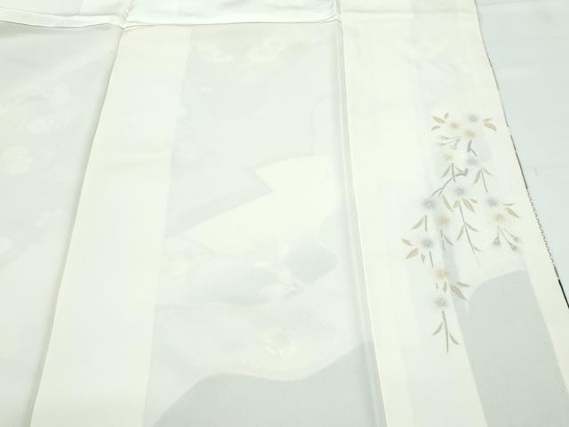 平和屋着物●極上　訪問着　駒刺繍　道長七宝枝花文　暈し染め　金彩　逸品　CZAA5062s6